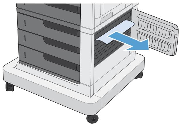 HP CM4540 - Suppression des bourrages dans la porte inférieure droite (Bacs 3, 4 ou 5) - 2