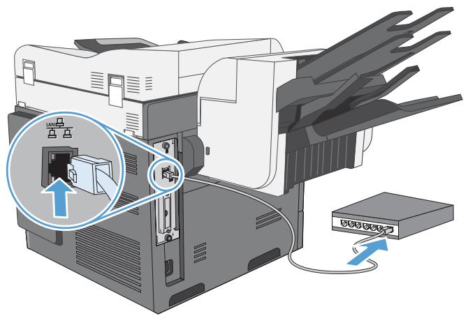 HP CM4540 - Configurer l'adresse IP - 1