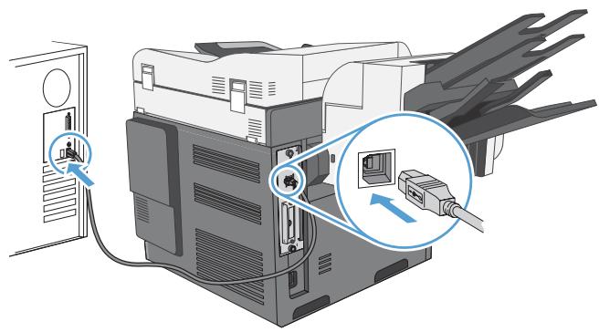 HP CM4540 - Installation du logiciel pour les ordinateurs Mac connectés directement au produit - 1