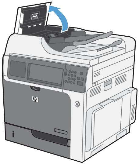 HP CM4540 - Elimination des bourrages dans le bac d'alimentation - 1