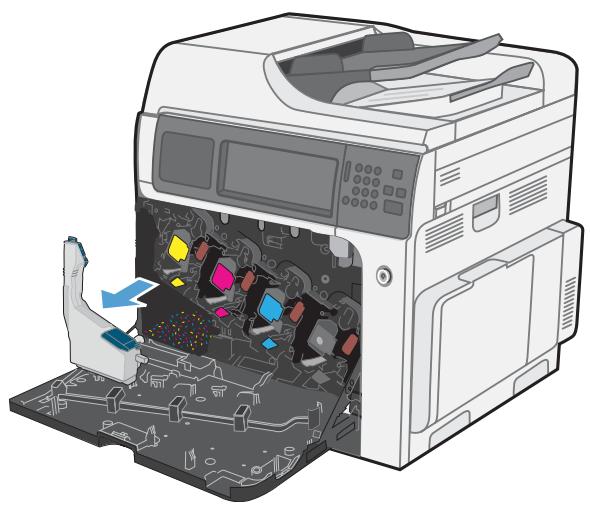HP CM4540 - Remplacement du réservoir de récapération du toner - 2