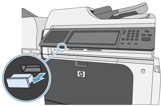HP CM4540 - Impression directe par clé USB - 1