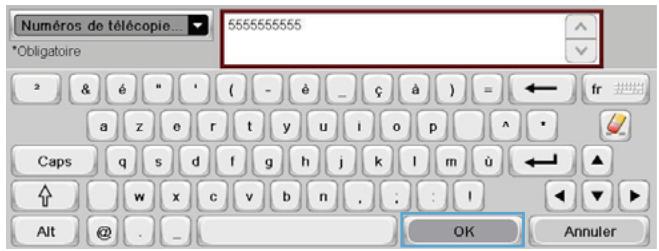 HP CM4540 - Ajout d'un numéro à une liste de numérotation rapide existante - 7