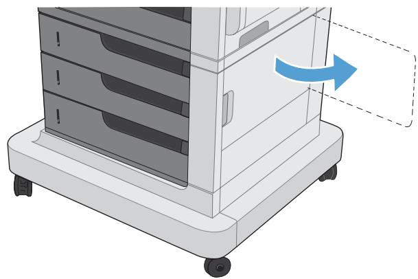 HP CM4540 - Suppression des bourrages dans la porte inférieure droite (Bacs 3, 4 ou 5) - 1