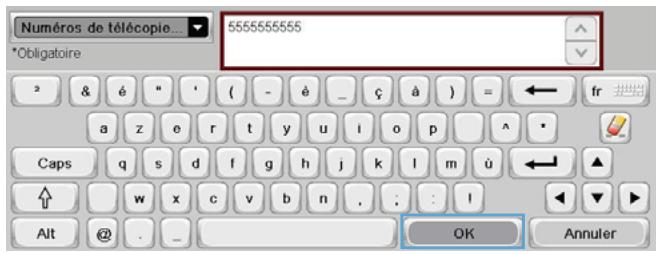 HP CM4540 - Creation d'une liste de numérotation rapide - 8