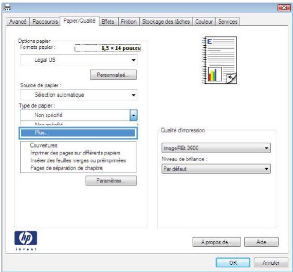 HP CM4540 - Impression sur du papier spécial, des étiquettes ou des transparents - 4