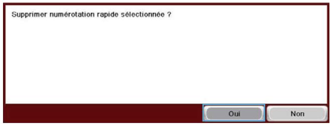 HP CM4540 - Suppression d'une liste de numérotation rapide - 5