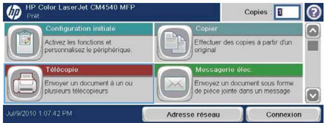 HP CM4540 - Creation d'une liste de numérotation rapide - 1