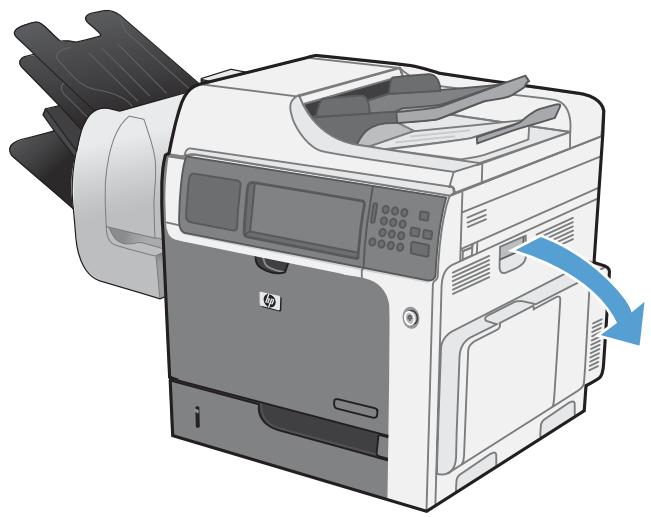 HP CM4540 - Suppression des bourrages dans la porte droite - 1