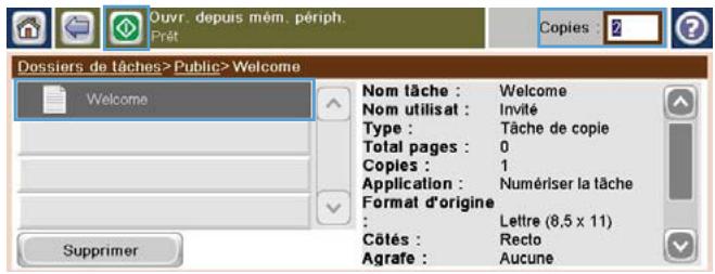 HP CM4540 - Imprimer une tâche en mémoire - 3