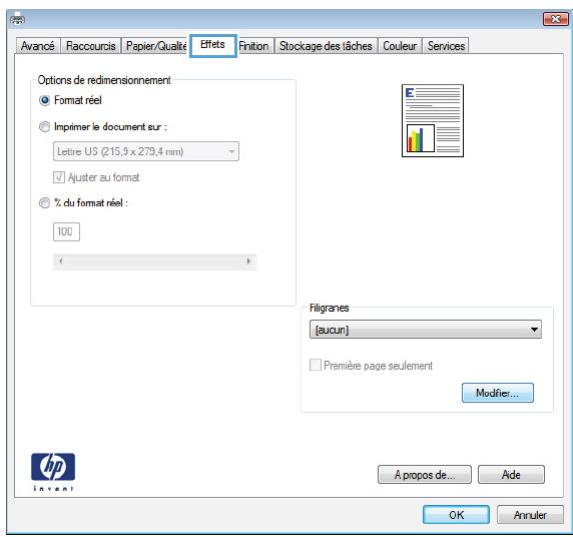 HP CM4540 - Ajuster un document à la page avec Windows - 3