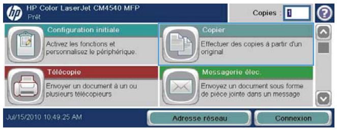 HP CM4540 - Réduction ou agrandissement d'une image de copie - 1