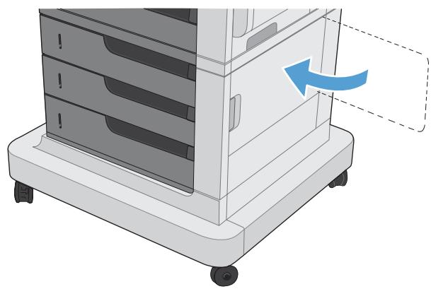 HP CM4540 - Suppression des bourrages dans la porte inférieure droite (Bacs 3, 4 ou 5) - 3