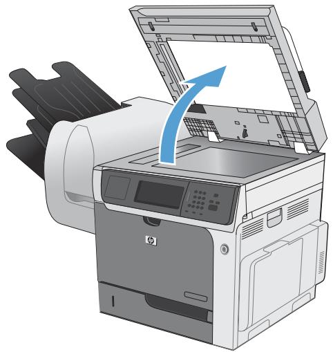 HP CM4540 - Nettoyage de la vitre du scanner - 2