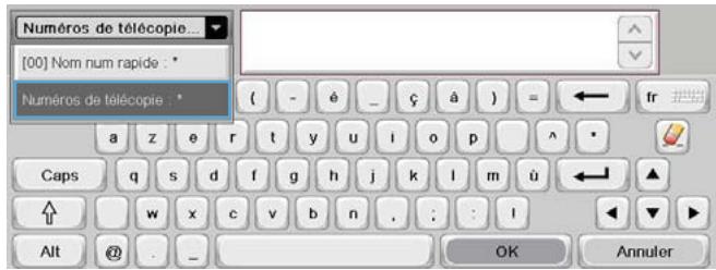 HP CM4540 - Suppression d'un numéro de la liste de numérotation rapide - 4