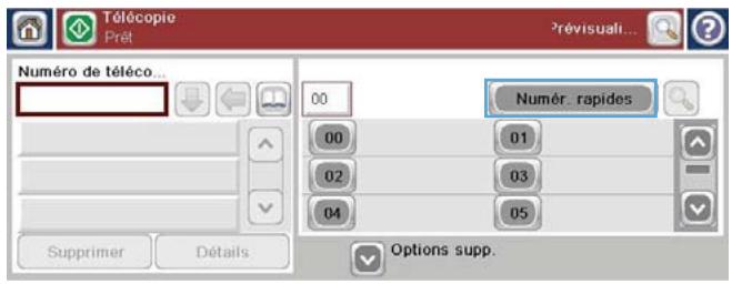 HP CM4540 - Creation d'une liste de numérotation rapide - 2