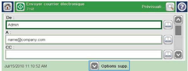 HP CM4540 - Envoi d'un document numérique vers une ou plusieurs années adressés électroniques - 5