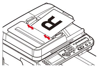 SMEG KICT90BL - Positionnement des documents dans l'adf - 4