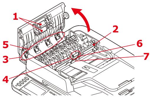 OKI MC332DN - ...DU PARCOURS DU PAPIER DANS LE CHARGEUR - 1