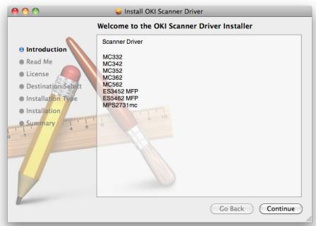 OKI MC332DN - Cliquez sur Poursuivre (Continue). - 1