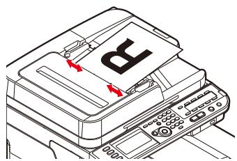 OKI MC332DN - POSITIONNEMENT DES DOCUMENTS DANS L'ADF - 4
