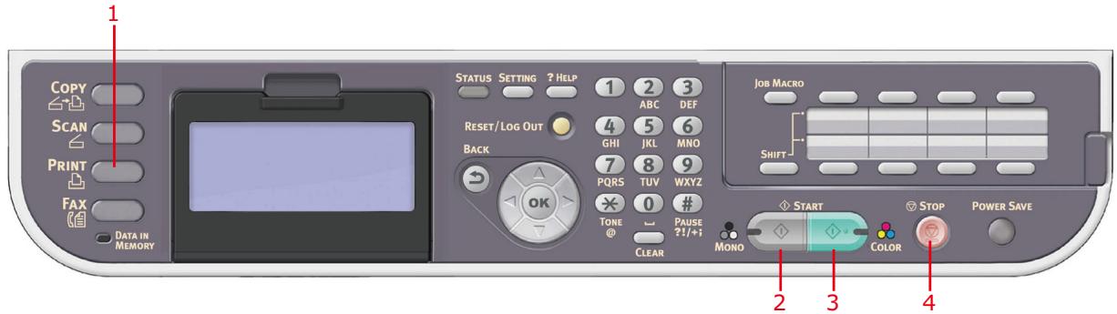 OKI MC332DN - LISTES DES TACHES - 1