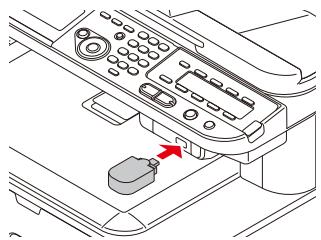 OKI MC332DN - NUMÉRISATION VERS UNE MÉMOIRE USB - 1