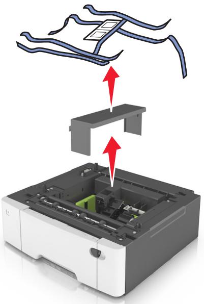 LEXMARK CS517DE - Installation d'un tiroir en option - 3