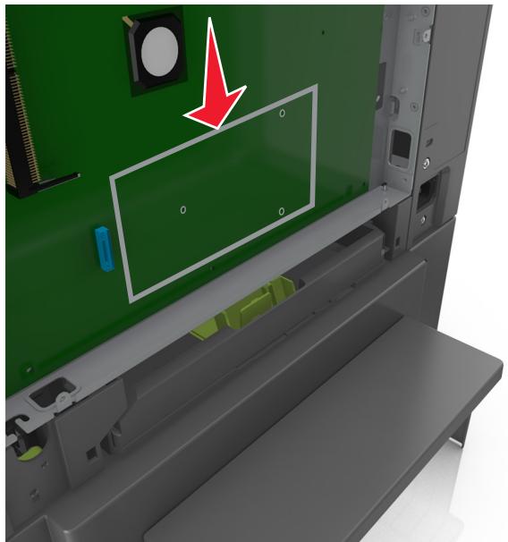 LEXMARK CS517DE - Installation d'un disque dur sur l'imprimante - 3