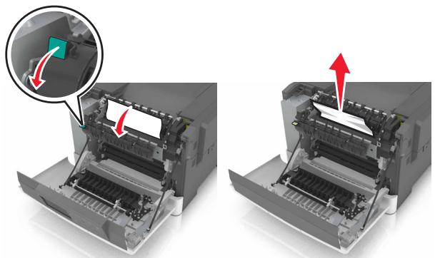 LEXMARK CS517DE - Bourrage papier dans l'unité de fusion - 4