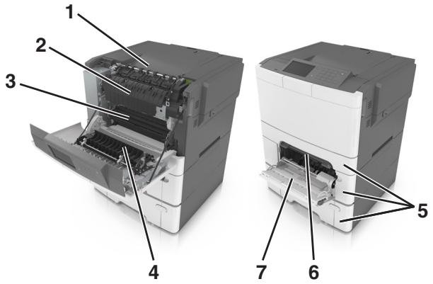 LEXMARK CS517DE - Remarques : - 1