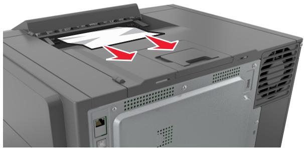 LEXMARK CS517DE - Bourrage papier dans le réceptacle standard - 1