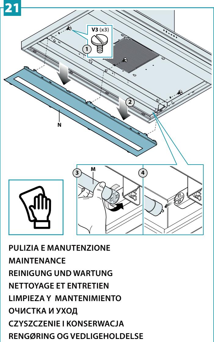FALMEC LUCE - INSTRUCTIONS BOOKLET - 22