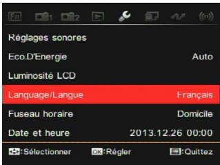 KODAK S1 - Configurer votre langue, date et heures après la première en marche - 3
