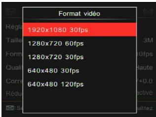 KODAK S1 - Format vidéo - 1