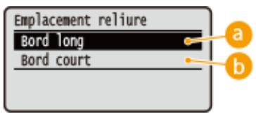 CANON LBP251DW - Emplacement reliure - 2