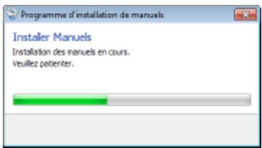 CANON LBP251DW - Sélectionnez le dossier dans lequel installer le manuel électronique et cliquez sur [installer]. - 2
