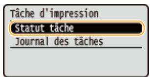 CANON LBP251DW - Pour examiner les statuts d'impression - 1