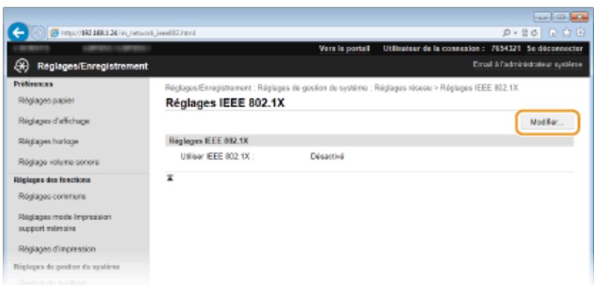 CANON LBP251DW - Configuration de l'authentification IEEE 802.1x - 4