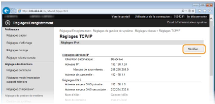 CANON LBP251DW - Configuration de DNS - 4