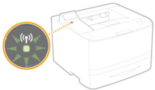 CANON LBP251DW - Vérifiez si le témoin wi-fi clignote sur le panneau de commande. - 1