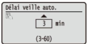 CANON LBP251DW - Lorsque vous définissez le délambda de mise en veille automatique - 3