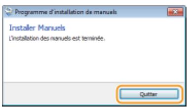 CANON LBP251DW - Sélectionnez le dossier dans lequel installer le manuel électronique et cliquez sur [installer]. - 3
