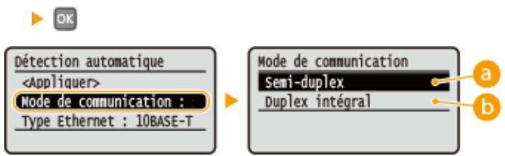 CANON LBP251DW - Configuration manuelle des réglages ethernet - 1