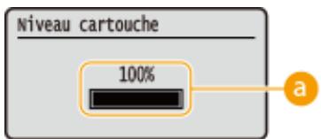 CANON LBP251DW - Vérification de la quantité d'encre restante dans la cartouche de toner - 2