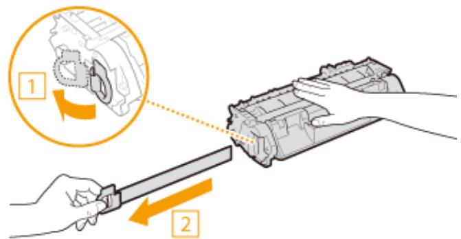 CANON LBP251DW - Enlevez la cartouche de toner de rechange de son sachet de protection. - 3
