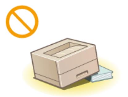CANON LBP251DW - Les lieux suivants sont à proscrire pour l'installation - 1