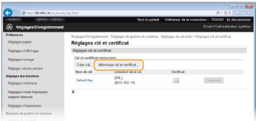 CANON LBP251DW - Utilisation de paires de clés et de certificats numériques émis par une autorité de certification - 4