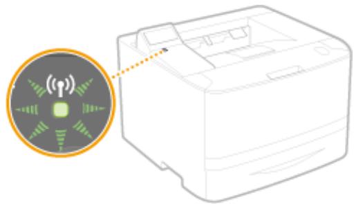 CANON LBP251DW - Vérifiez si le témoin wi-fi clignote sur le panneau de commande. - 1
