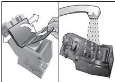 SIEMENS TE653M11RW - Čištění spařovací jednotky (obr. G) - 3